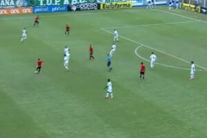 Partida entre Atlético-GO e Palmeiras pela Copinha