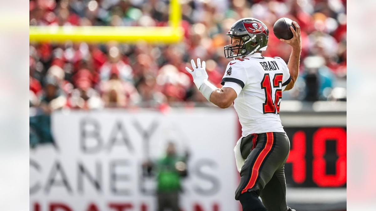 Tom Brady durante jogo pela NFL