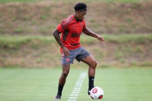 Marinho em treino no Flamengo