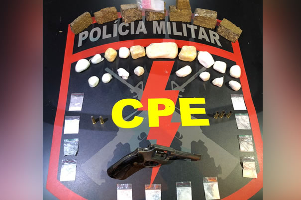 Suspeito de dois homicídios morre em confronto com a polícia em Jaraguá (Foto: Polícia Militar)