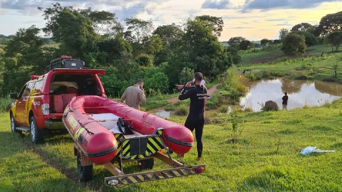 Jovem morre afogado após tentar atravessar represa a nado em Campo Limpo de Goiás