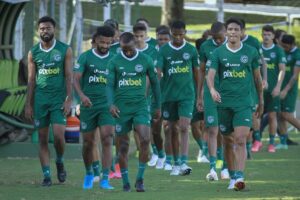 Jogadores do Goiás durante pré-temporada