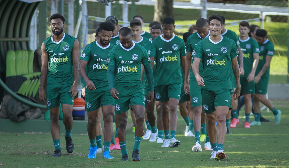 Jogadores do Goiás durante pré-temporada