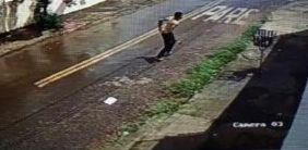 Câmeras de segurança auxiliaram as investigações da Polícia Civil. (Foto: Captura)