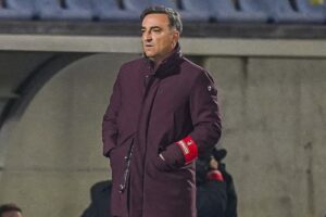 Carlos Carvalhal em partida pelo Braga