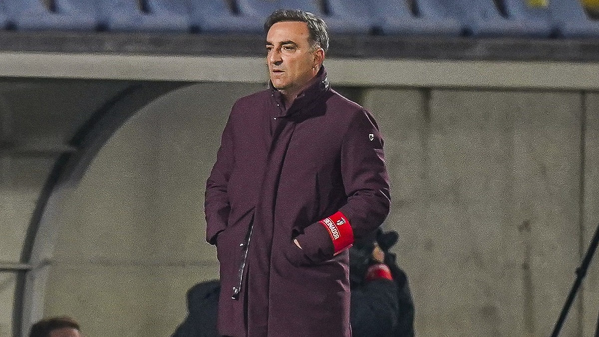 Carlos Carvalhal em partida pelo Braga. Foto: Divulgação - Braga