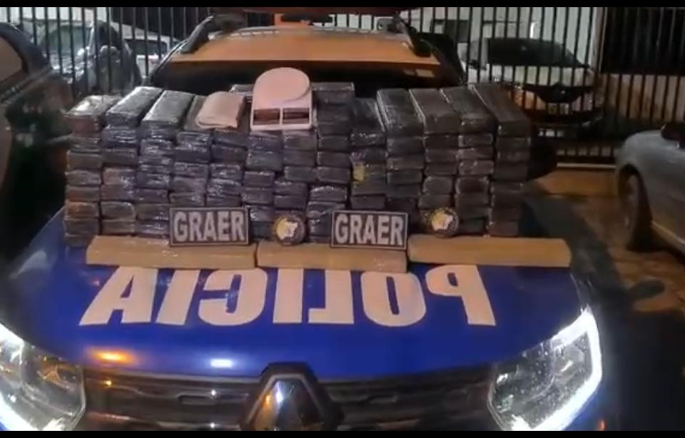 Traficantes são presos com droga avaliada em R$ 200 mil em Aparecida de Goiânia