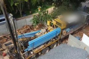 Moradores de condomínio de Goiânia são autuados por construção de poços artesianos sem licença (Foto: Polícia Civil)