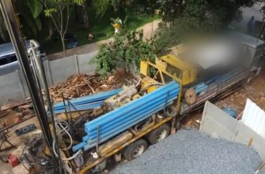 Moradores de condomínio de Goiânia são autuados por construção de poços artesianos sem licença (Foto: Polícia Civil)