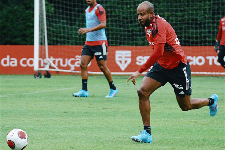 Patrick em treinamento do São Paulo