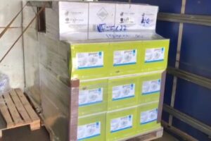 Polícia apreende 300 kg de defensivos agrícolas irregulares no sudoeste de Goiás (Foto: Polícia Militar)