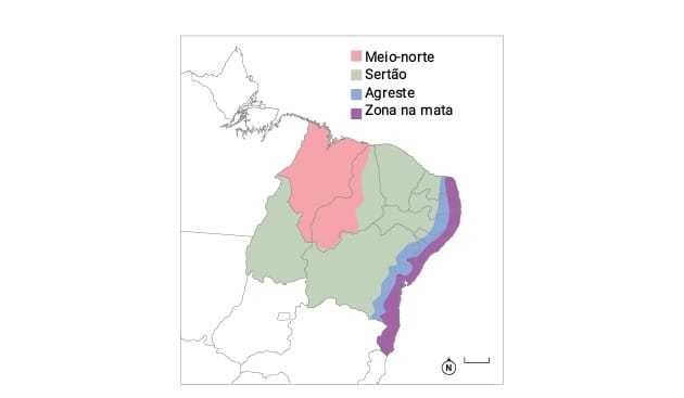 Moro erra na geografia e cita região do Nordeste que não existe; veja mapa