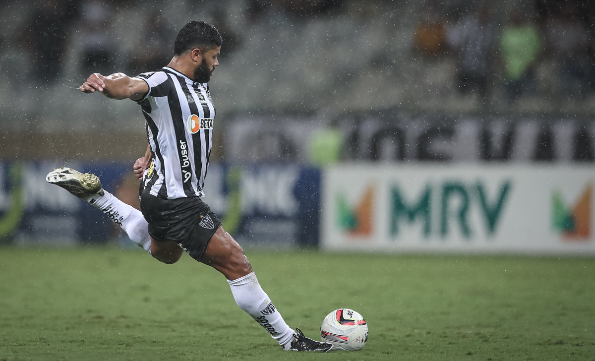 Hulk em jogo pelo Atlético-MG
