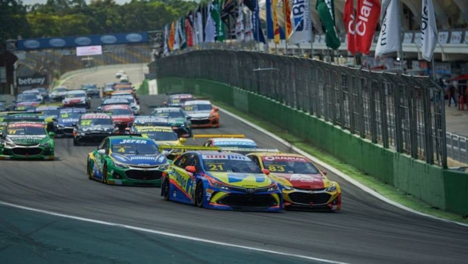 Corrida da Stock Car em Interlagos