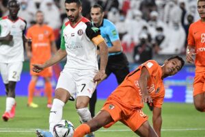 Jogo entre Al Jazira e Pirae, no Mundial de Clubes