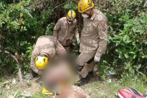Homem que estava em vala de 50 metros há oito dias é resgatado em São Antônio do Descoberto