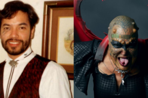 réptil sem gênero Richard Hernández passou por castração e agora se chama Tiamat Legion Medusa. Americano gasta R$ 318 mil para se tornar "réptil sem gênero"