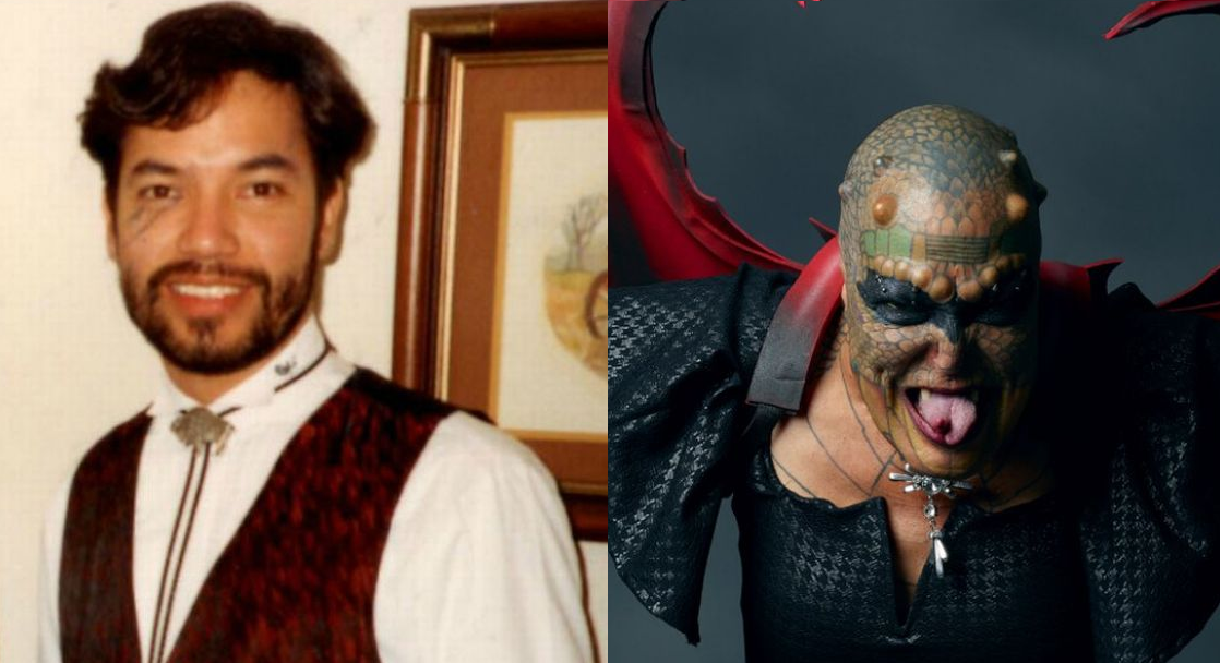 réptil sem gênero Richard Hernández passou por castração e agora se chama Tiamat Legion Medusa. Americano gasta R$ 318 mil para se tornar "réptil sem gênero"