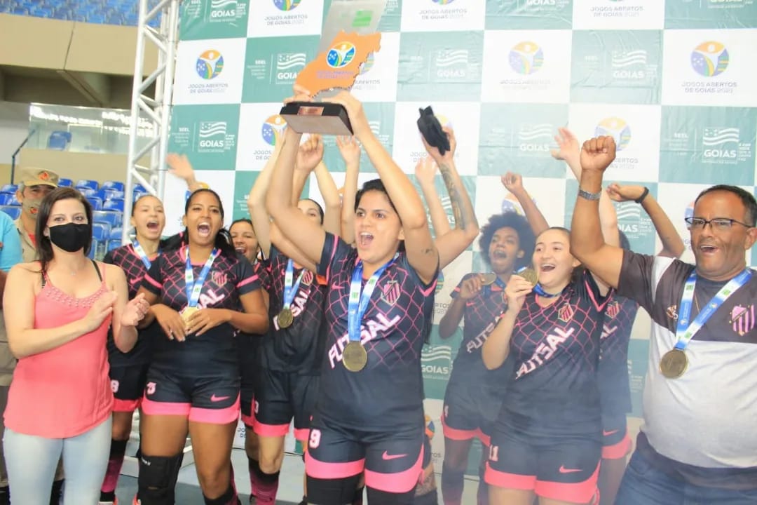 Título comemorado nos Jogos Abertos