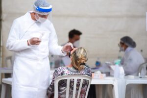 O primeiro mês de 2022 em Goiás foi marcado por uma explosão de casos de Covid-19. (Foto: Jucimar de Sousa/Mais Goiás)