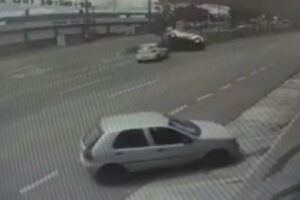 Acidente aconteceu às 10h50 de quinta-feira (17) | Foto: Captura