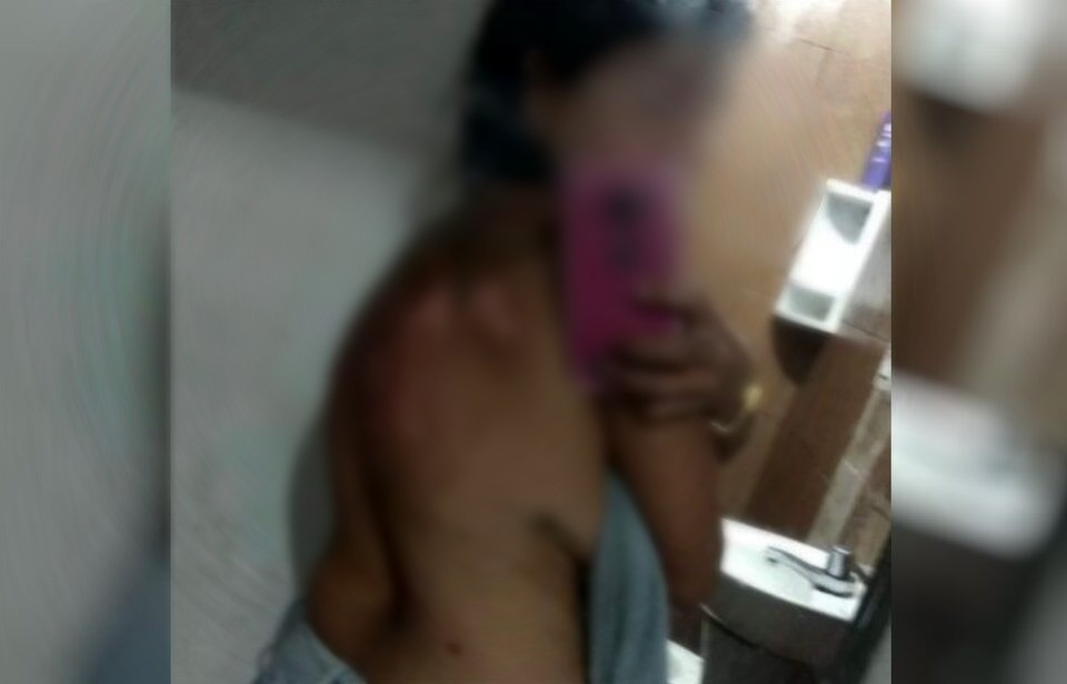 Suspeito de jogar óleo quente nas costas da namorada é preso em Santa Helena de Goiás (Foto: Polícia Militar)