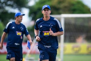 Célio Lúcio durante a passagem no Cruzeiro
