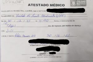 Homem indiciado por atestado médico falso pode pegar até seis anos de prisão e multa