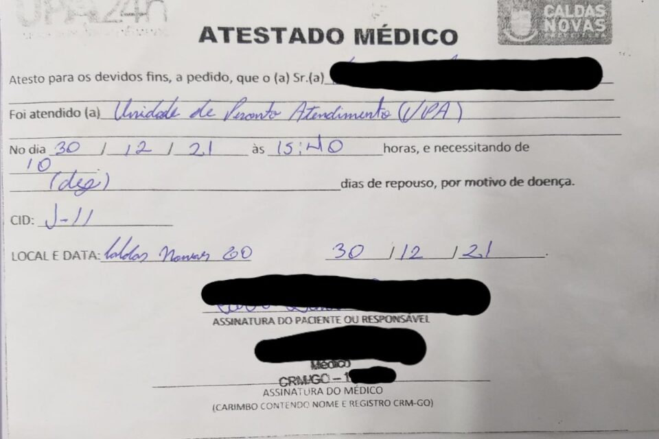Homem indiciado por atestado médico falso pode pegar até seis anos de prisão e multa