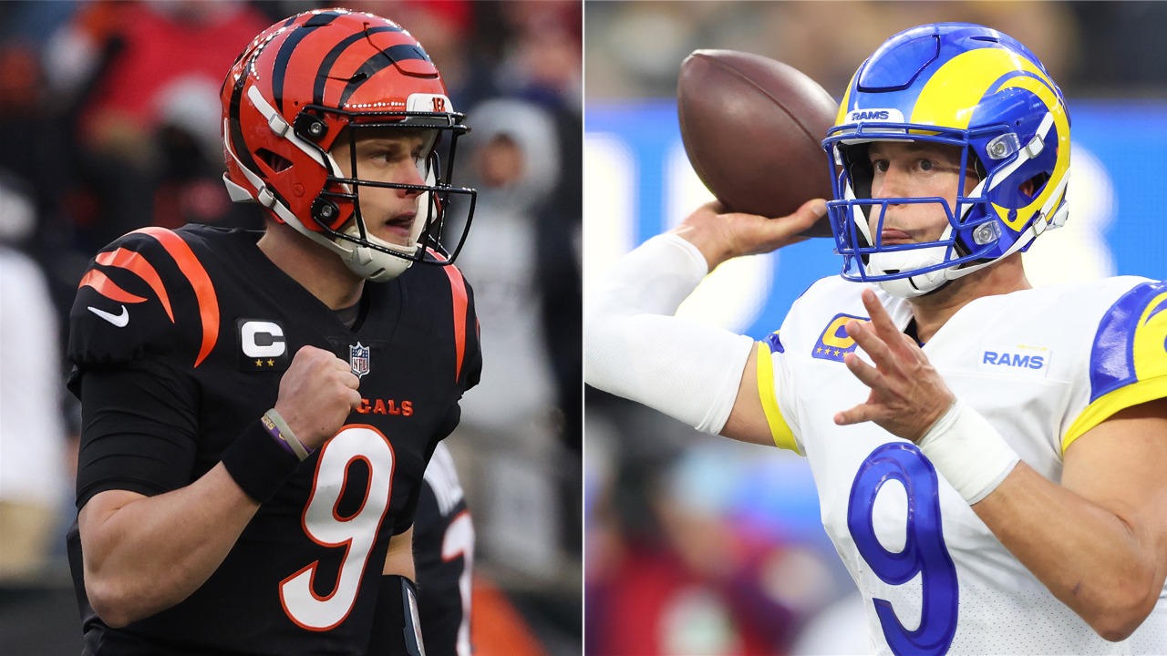 Burrow e Stafford são as esperanças de Bengals e Rams para conquistarem o Super Bowl, a final da NFL. Foto: Divulgação