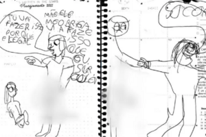 Filhas denunciam estupro do pai através de desenhos. 'Socorro'