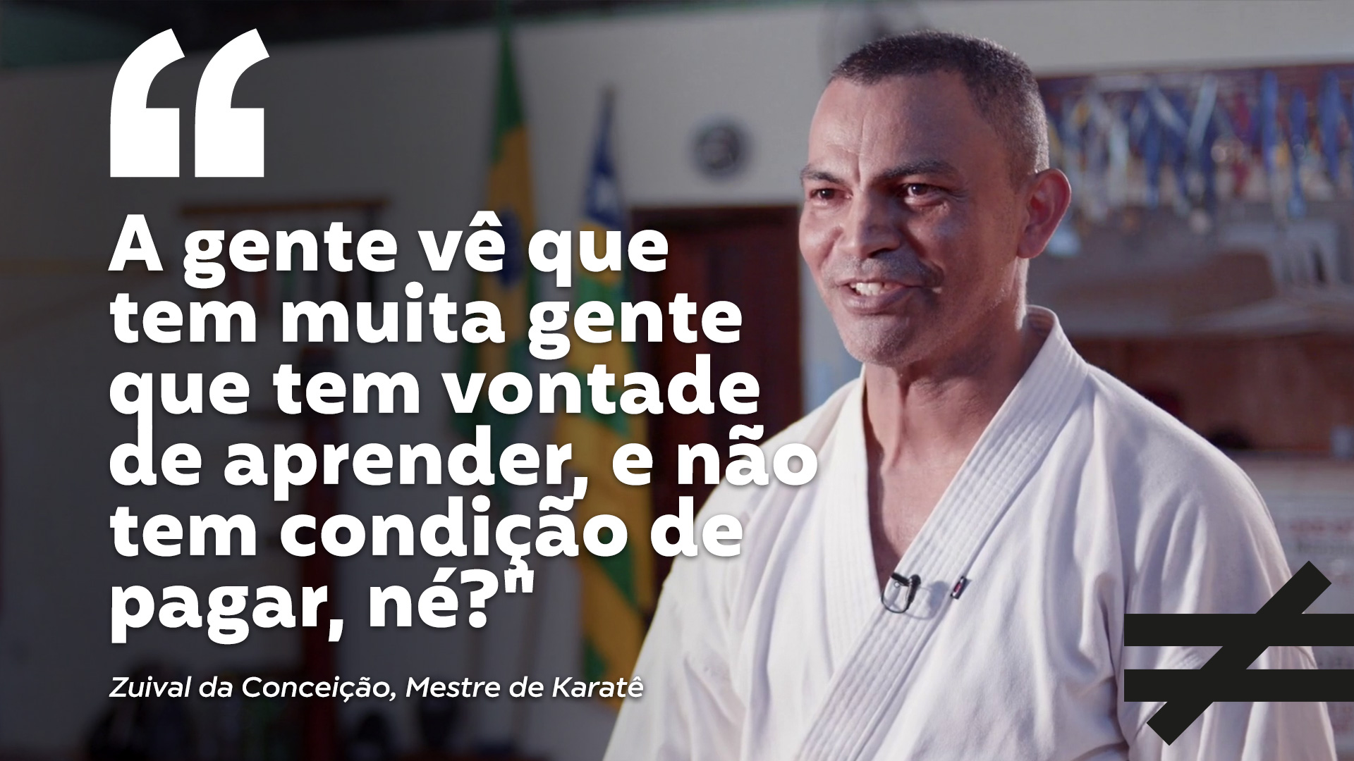 Mestre de Karatê, que dá aulas para crianças carentes em Goiânia, é tema do Fazendo a Diferença