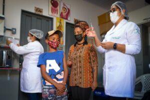 Cerca de 30,6% das crianças de 5 a 11 anos foram vacinadas contra a Covid em Goiânia. (Foto: Jucimar de Sousa/Mais Goiás)