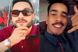 Os amigos Lucas Santos Rocha e Vinycius Alves Correia morreram assassinados com golpes de faca durante uma briga em uma festa, na madrugada de domingo (20), em São Luís de Montes Belos. Durante a tarde do mesmo dia, a Polícia Militar (PM) prendeu dois jovens, que são irmãos, suspeitos de serem os responsáveis pelas facadas.