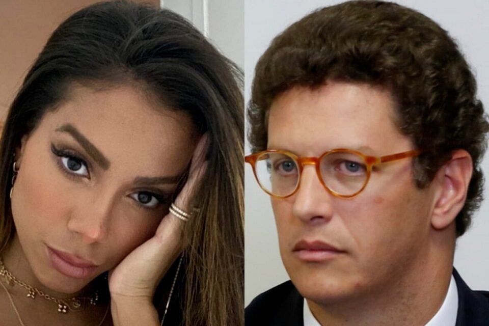Cantora e ex-ministro de Bolsonaro se estranharam na web. Anitta troca farpas com Ricardo Salles e quer debate 'ao vivo' após eleições