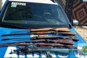 Furto de armas de delegacia ocorreu na noite deste sábado (26) (Foto: Divulgação - PMGO)