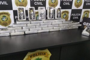 Suspeito é preso com cocaína avaliada em mais de R$ 3 milhões em Luziânia