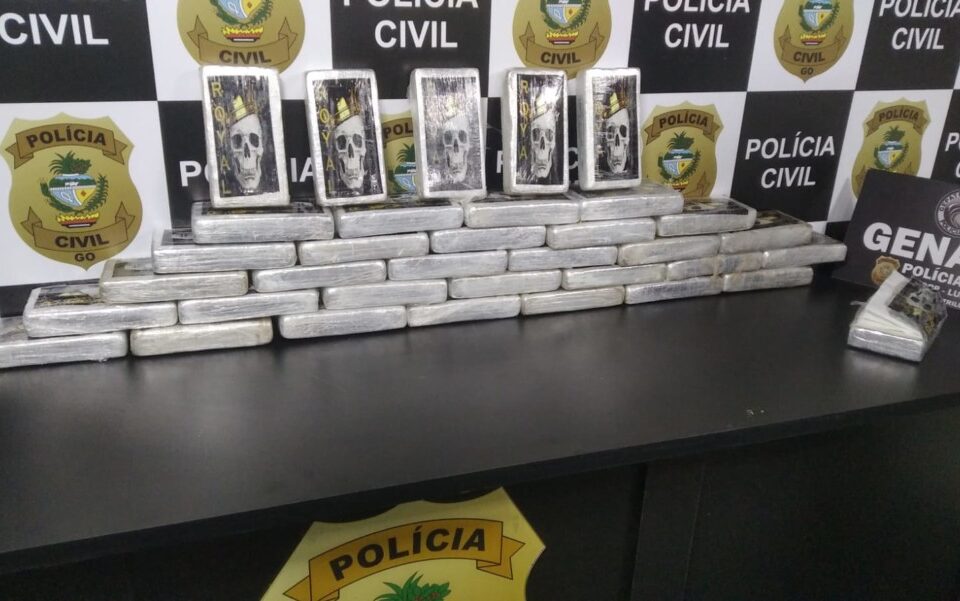 Suspeito é preso com cocaína avaliada em mais de R$ 3 milhões em Luziânia