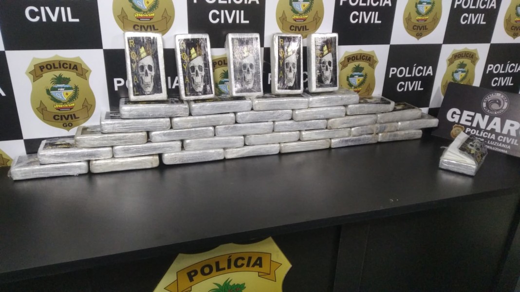 Suspeito é preso com cocaína avaliada em mais de R$ 3 milhões em Luziânia