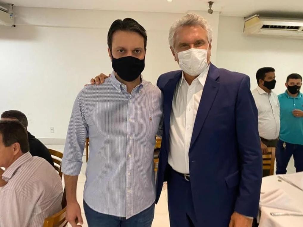 Em reunião com Baldy, Caiado afirma que decisão sobre vaga ao Senado em sua chapa será apenas no prazo final