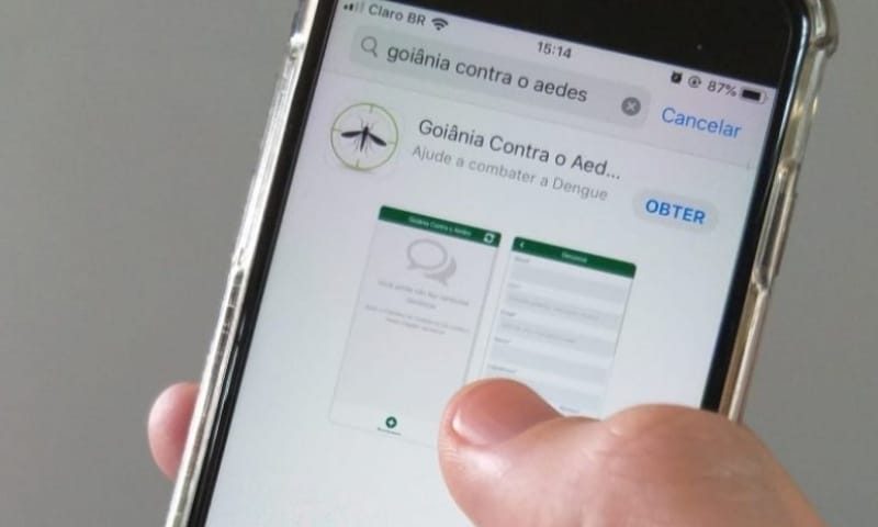 Prefeitura disponibiliza aplicativa para população denunciar focos de dengue em Goiânia (Foto: Prefeitura de Goiânia)