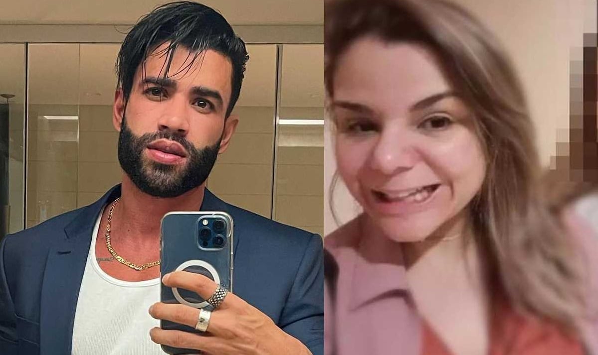 Gusttavo Lima e a farmacêutica Eloá Soares (Foto: Montagem Reprodução Redes Sociais)