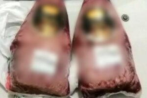 Homem é preso após furtar picanha em supermercados de Jataí.
