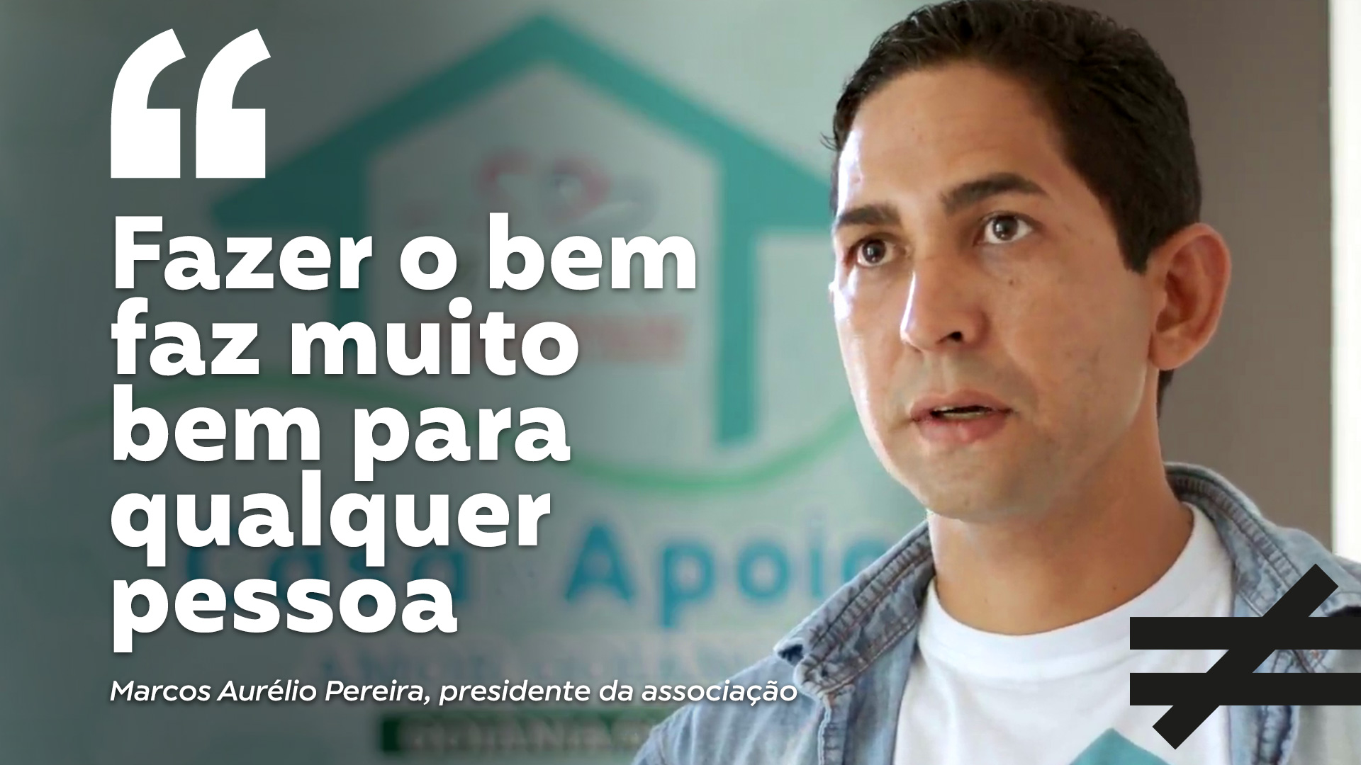 Fazendo a Diferença conta a história da Casa de Apoio, associação que cuida de pessoas com câncer em Goiás