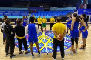 Jogadoras da seleção brasileira de basquete