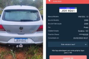 Dupla que estava em carro roubado morre após confronto com a Rotam