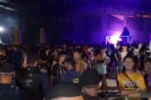 Fiscalização fechou festas clandestina, autuou boate e bar por desrespeito às normas sanitárias (Foto: reprodução/Seplanh)