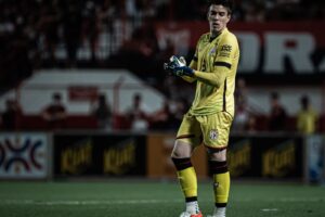 Luan Polli, atuando pelo Atlético Goianiense