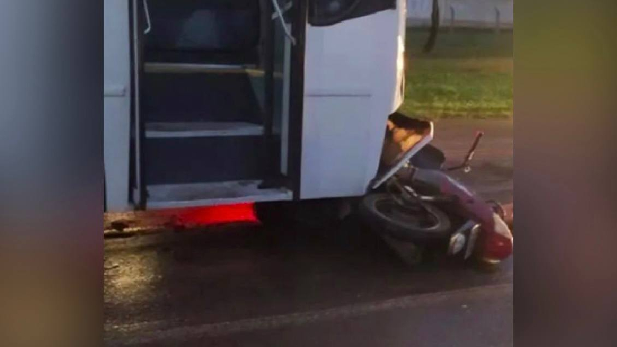 Ônibus atropela motociclista na GO-330, em Pires do Rio