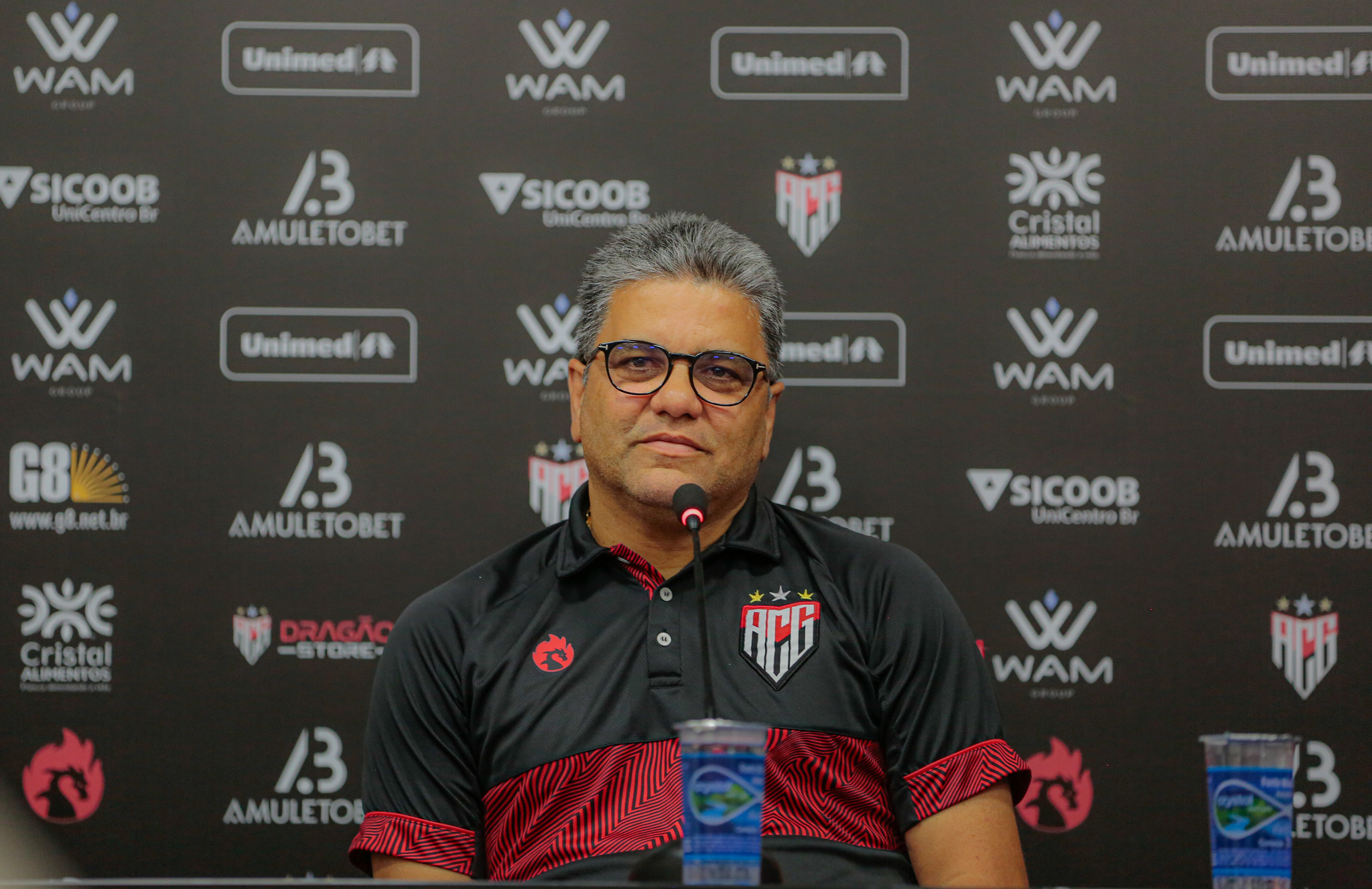 Marcelo Cabo durante coletiva